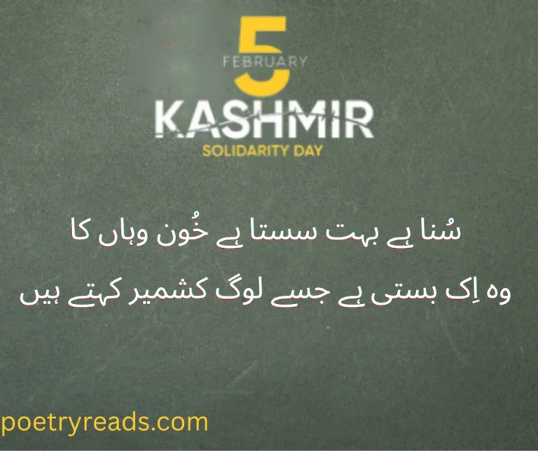 5 February Kashmir Day Poetry in Urdu