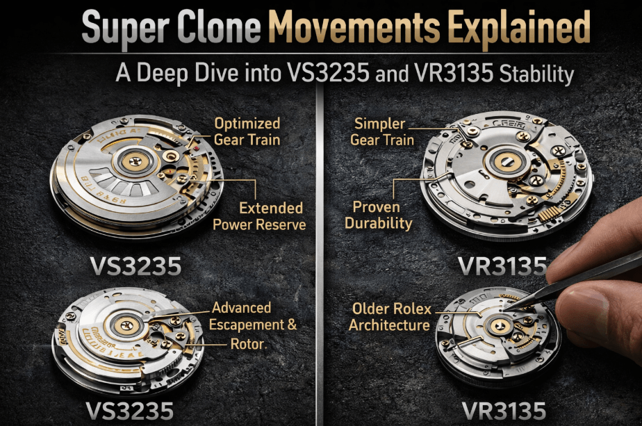 Super Clone Movements Explained: A Deep Dive into VS3235 and VR3135 Stability