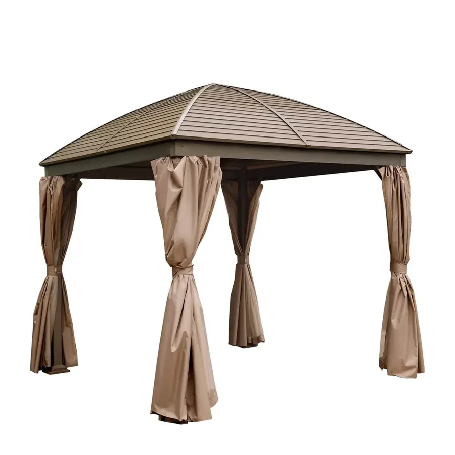 Operational Guide to Hardtop Curved Steel Roof Patio Gazebo Structures in Industrial Settings