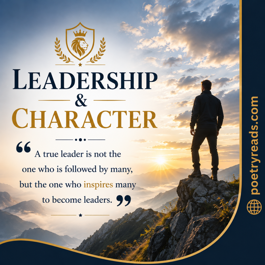 Leadership & Character Quotes