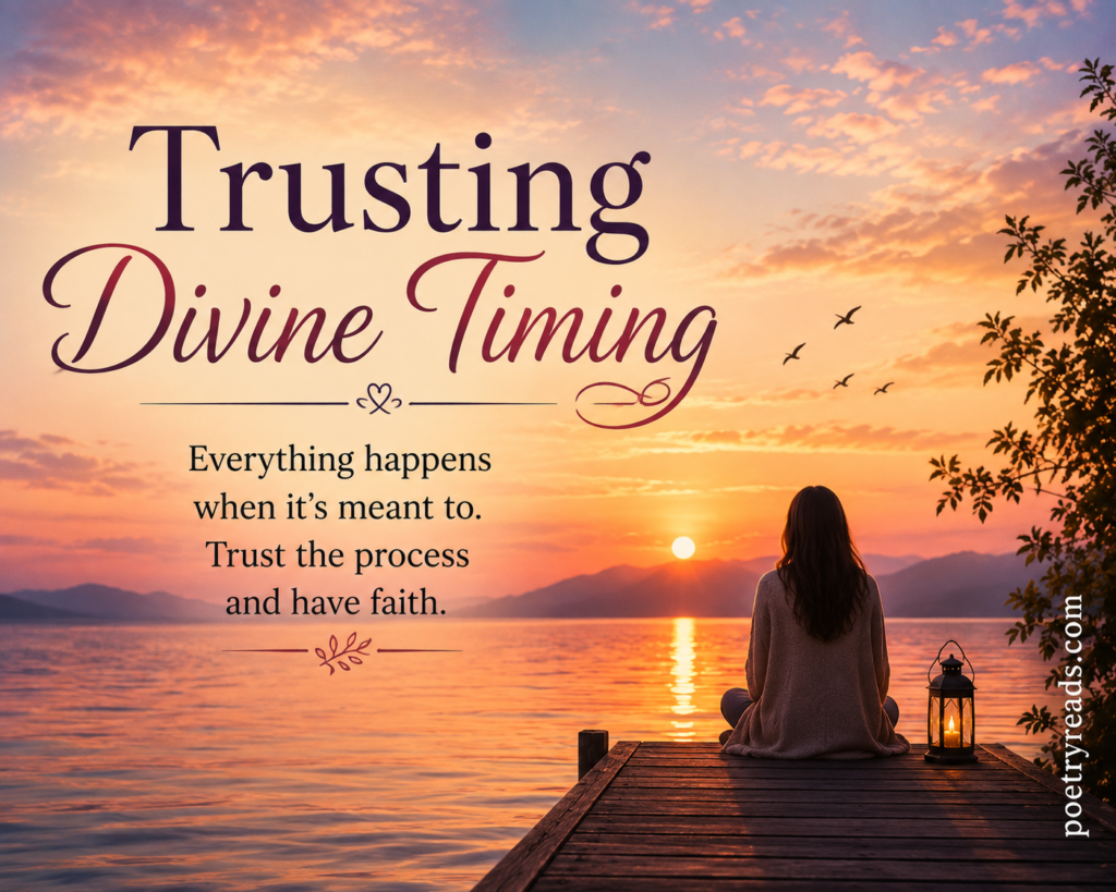 Trusting Divine Timing