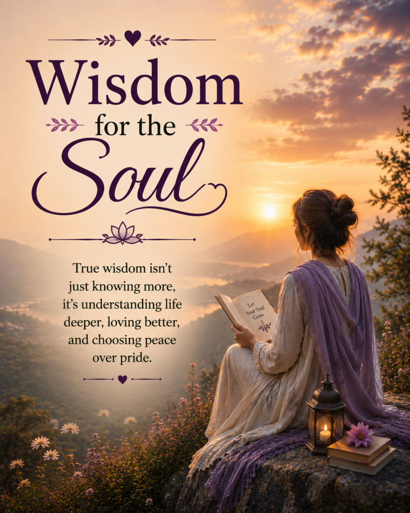 Wisdom for the Soul