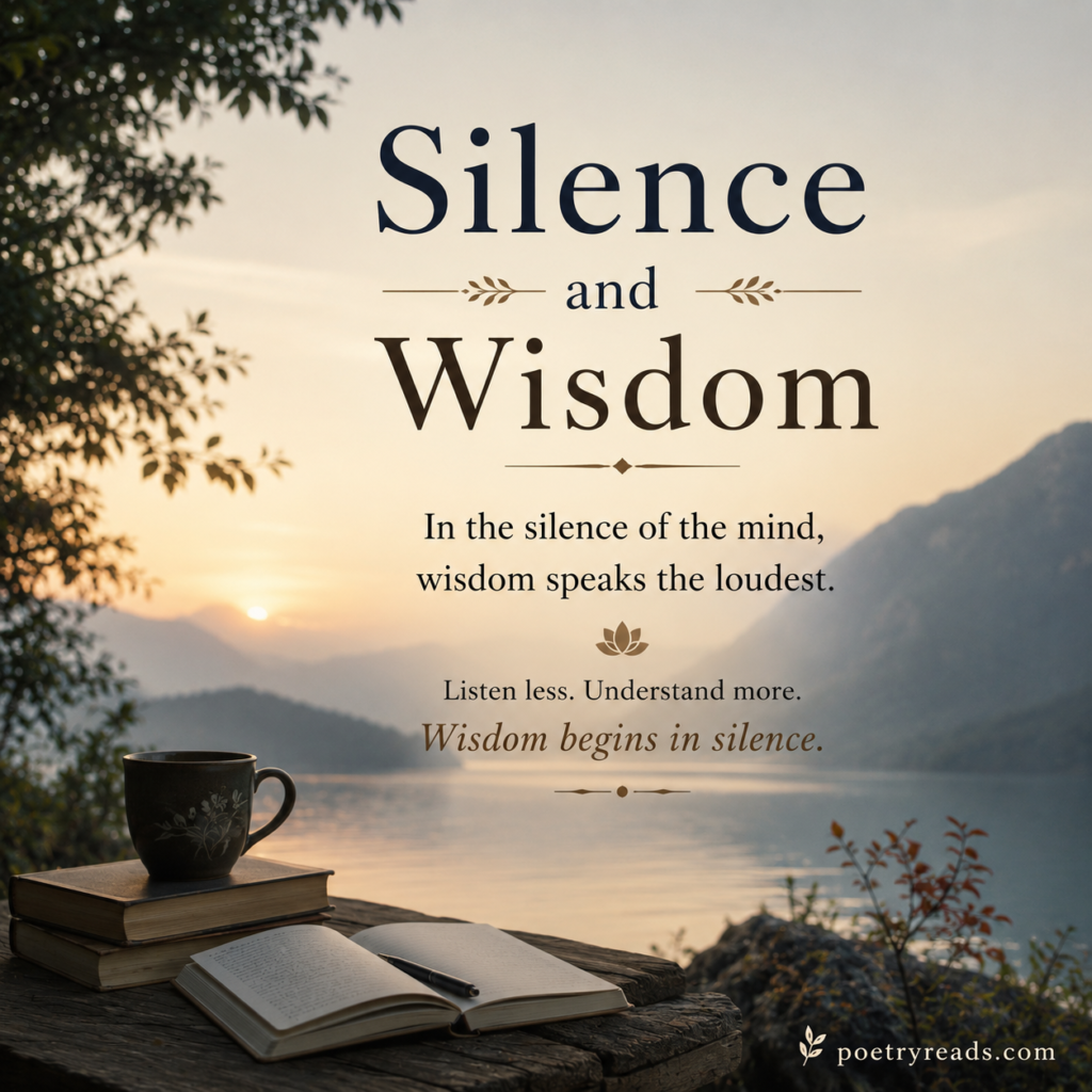 Silence and Wisdom 